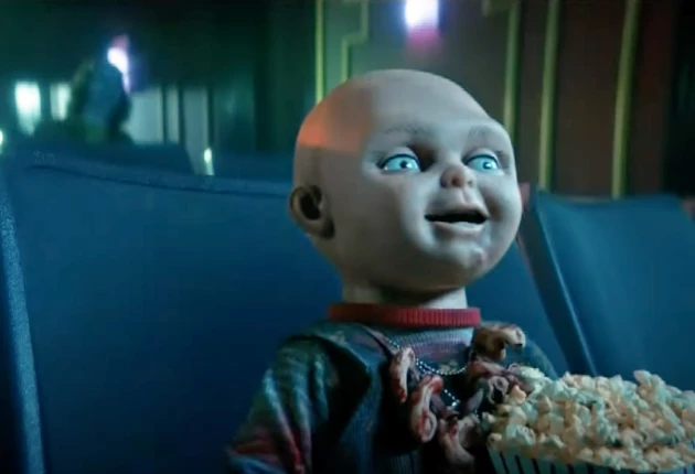 Стоп-кадр из 8 серии 3 сезона сериала Чаки